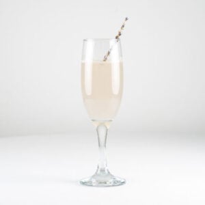 Lavender Bellini Mocktail