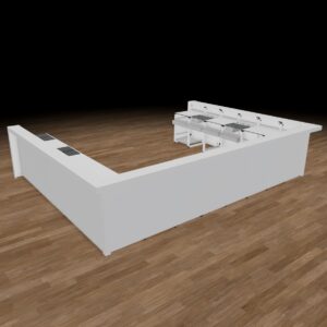 16 Ft x 12 Ft x 12 Ft C-Shape Bar Rental