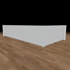 16 Ft x 4 Ft L-Shape Bar Rental