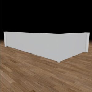 16 Ft x 8 Ft L-Shape Bar Rental