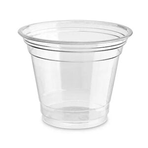 9 Oz Clear Plastic Cups For Cold Drinks - 50 Pack
