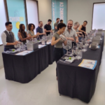 Bartending class participants