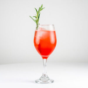 Rosemary Blood Orange Gin & Tonic Mocktail / Non-Alcoholic Cocktail