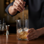 Stirring With A Cocktail Spoon