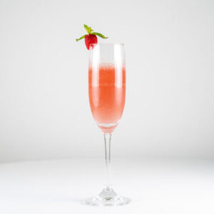 Cranberry Mint Bellini Mocktail / Non-Alcoholic Cocktail