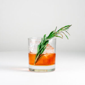 Maple Rosemary Old Fashioned Non-Alcoholic Cocktail