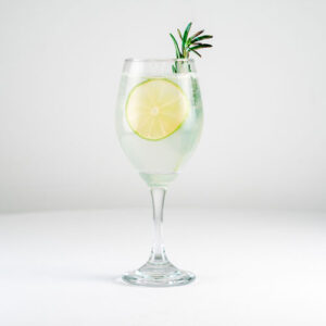 Smoked Rosemary Gin & Tonic Mocktail / Non-Alcoholic Cocktail