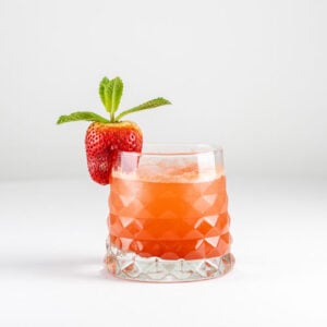 Strawberry Margarita Mocktail / Non-Alcoholic Cocktail