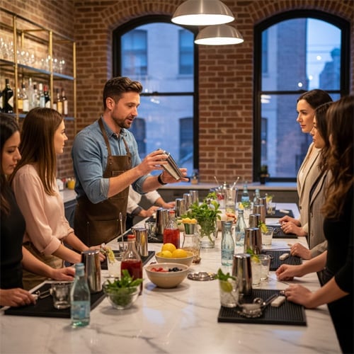 Private cocktail class