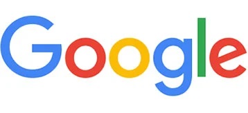 Google logo in multicolor wordmark on white background