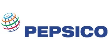 PepsiCo logo: multicolored globe icon left of the blue PEPSICO wordmark.