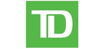 TD logo on a green square background (white TD monogram)
